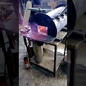 New three burner forge's first firing