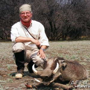 Hunting Warthog in Namibia