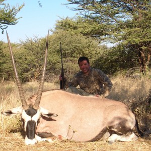 Hunting Gemsbok in Namibia