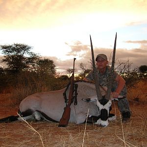 Hunting Gemsbok in Namibia