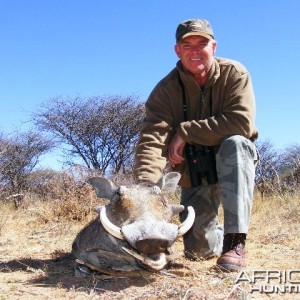 Hunting Warthog in Namibia