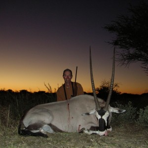 Hunting Gemsbok in Namibia