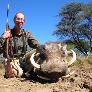 Hunting Warthog in Namibia