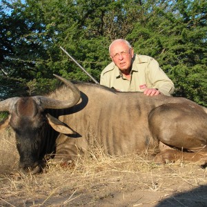 Hunting Wildebeest in Namibia