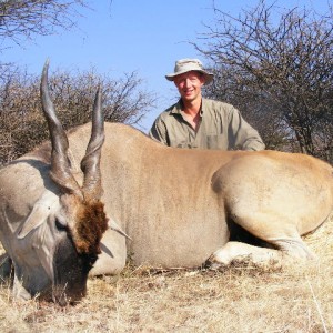 Hunting Cape Eland in Namibia