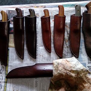 Knife Sheaths finished