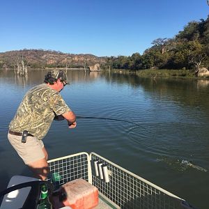 Fishing Bass in Zimbabwe