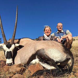 Hunting Gemsbok in South Africa