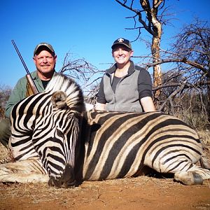 Namibia Hunt Burchell's Plain Zebra