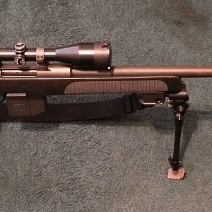 Steyr Mannlicher SSG 69 Rifle with a 12x Schmidt & Bender scope