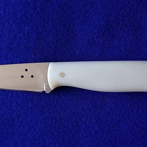 EDC Knife with Giraffe bone handle