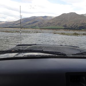 Crossing the Rakaia River