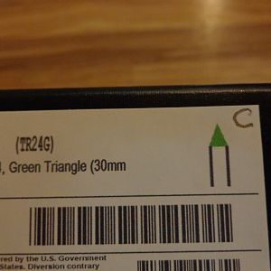 Trijicon AccuPoint 1-4x24 Green Post Reticle