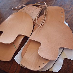 Leather work-hand stitched vellies/velskoene