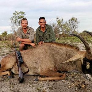 Hunting Roan in Namibia