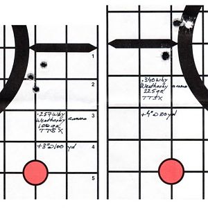 257 Wby & .340 Wby zero @ 100 yd Range Shooting