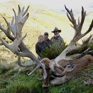 Hunting 608" Inch Red Stag in New Zealand