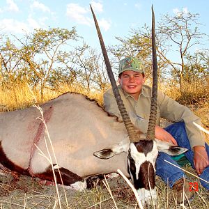 Hunting Gemsbok in South Africa