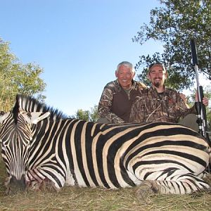 Hunting Burchell's Plain Zebra in South Africa