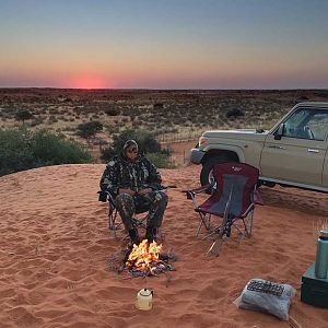 Hunting in the Kalahari Namibia