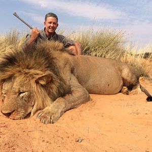 Lion Hunt Namibia