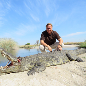 Namibia Hunting Crocodile