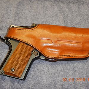 Detonics Combat Master 45 ACP Pistol & Bianchi holster