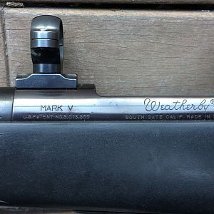 Weatherby Mark V .375 H&H Rifle