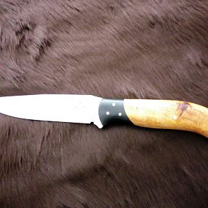 Pocket Ranger Knife with Cherrywood handle