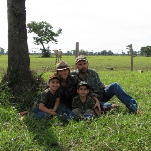 Me and my family on a chase from Buffalo in Brazil