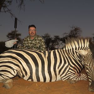 Burchell's Plain Zebra Hunting Namibia