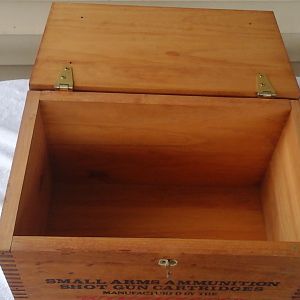 Winchester Vintage Wooden Hunting Ammo Box