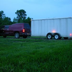 Taxidermy delivery transport truck