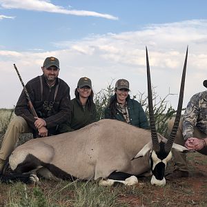 Hunting Gemsbok in South Africa