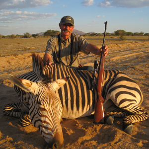 Namibia Hunting Hartmann's Mountain Zebra