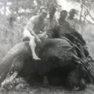 Elephant Hunt Republic of Upper Volta 1972