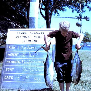 Fishing Tanzania during 60's