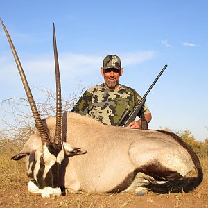 Hunting Gemsbok in South Africa