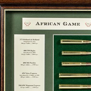 African Game Medium Cartridge Board from African Sporting Creations