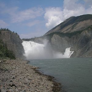 Nahanni river and Virginia Falls Canada