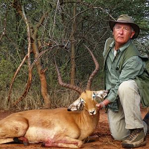 My Father with East African Impala Masailand