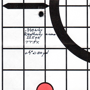 .340 Wby Range Shots