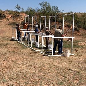 Texas USA Clay Pigeon Shooting