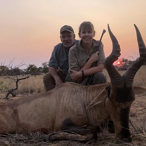 Hunting Red Hartebeest in South Africa