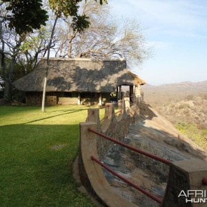 The grounds around the lodge at Touch Africa Safaris