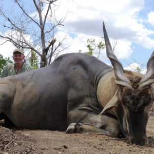 38'' east african Eland hunted in Tanzania