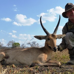 Cob des Roseaux hunted in the Selous, Tanzania