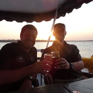 Sunset Cruise on the Zambezi River Zimbabwe