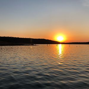 Susnet on Lake Kariba Zimbabwe