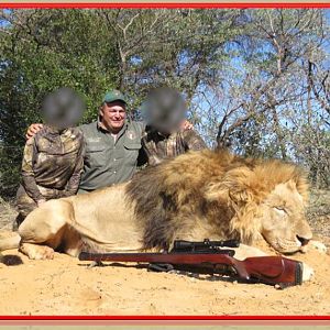 South Africa Hunting Lion